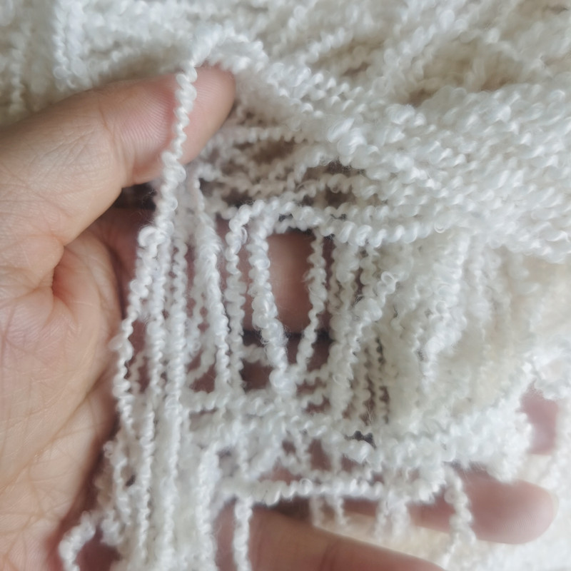 厂家供应全涤纶2支波纹圈圈纱 DIY手工编织线 玩偶头发线