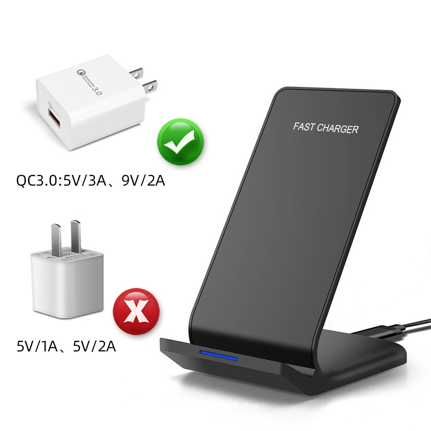 Base de carga inalámbrica vertical rápida para smartphone_voghion.com