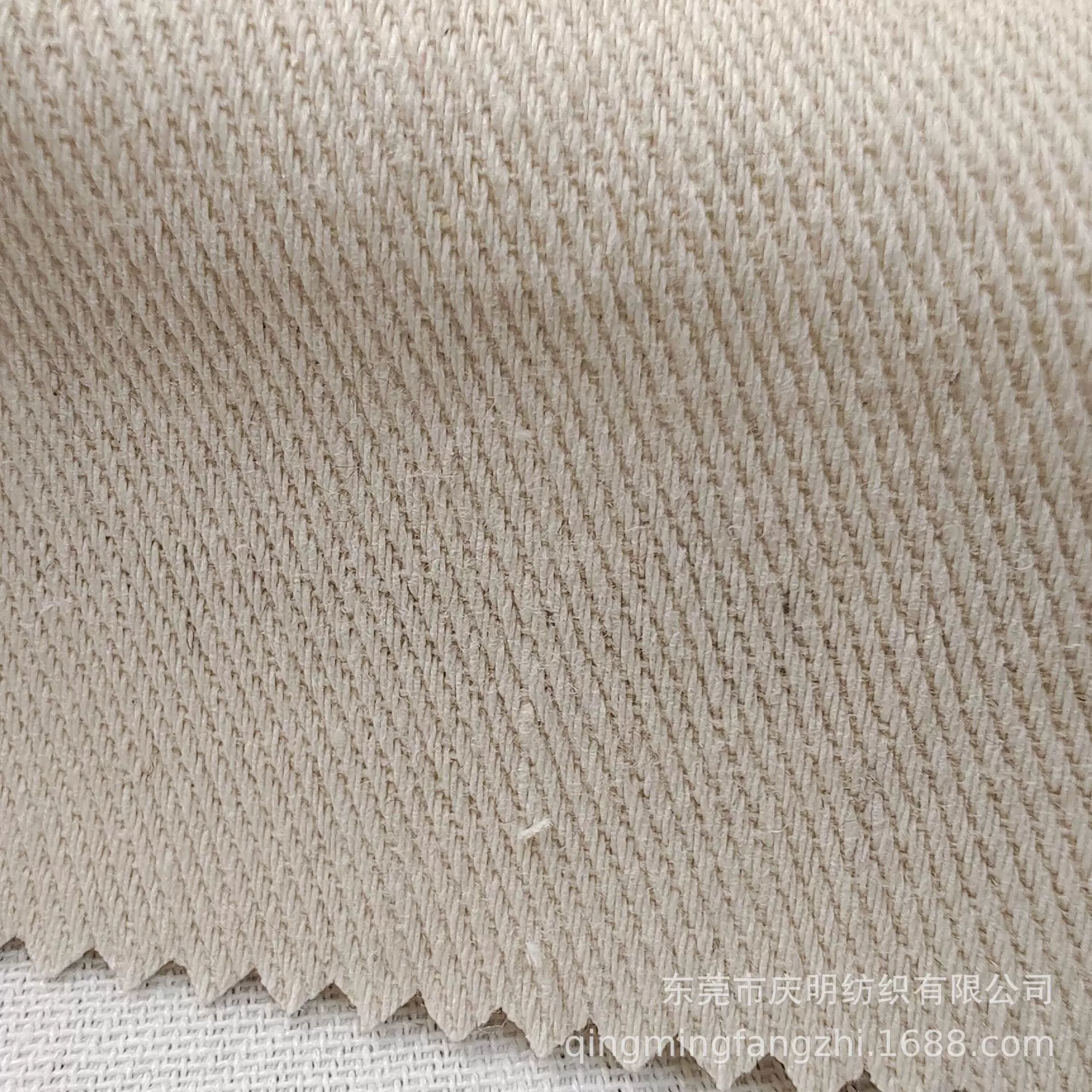 粗斜纹10X10涤棉本色  漂白帆布 厂家直销 现货供应 箱包手袋面料