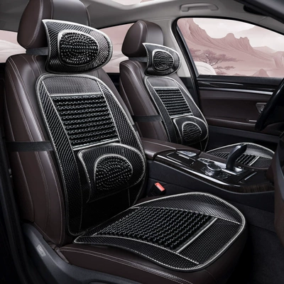 Bead Front Seat Backrest Single Seat | Cool pad