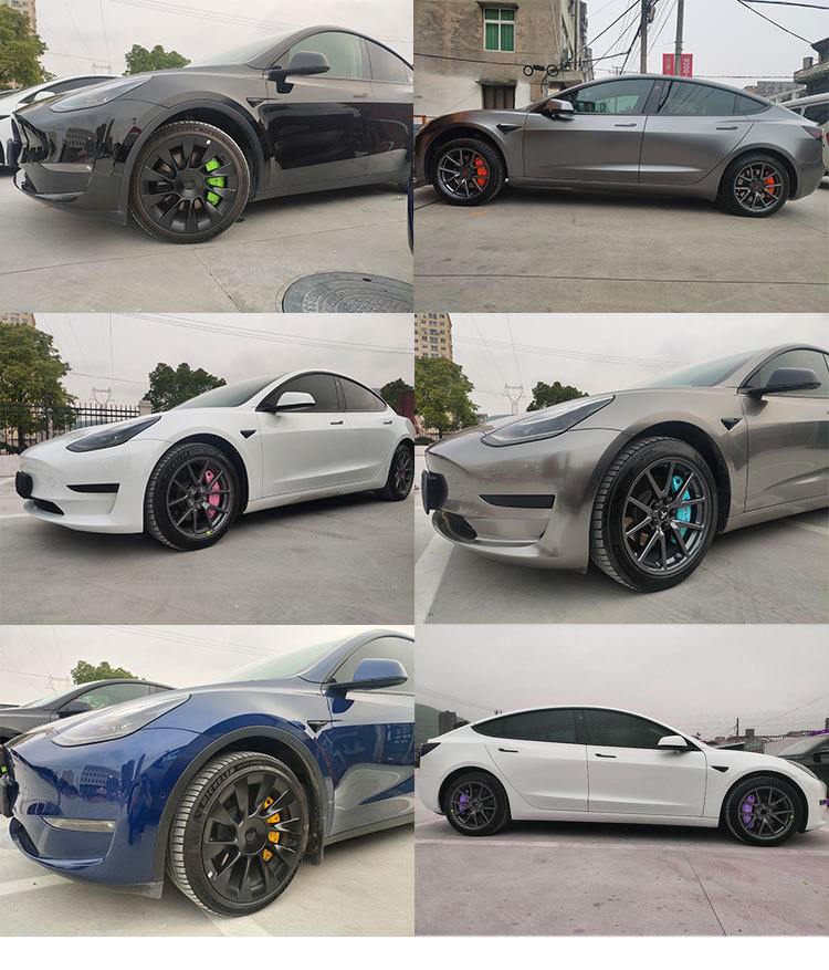 Suitable for Tesla Model X Aluminum Alloy Brake Caliper Cover Modification, Special Model S Wheel Caliper Cover Color Change
