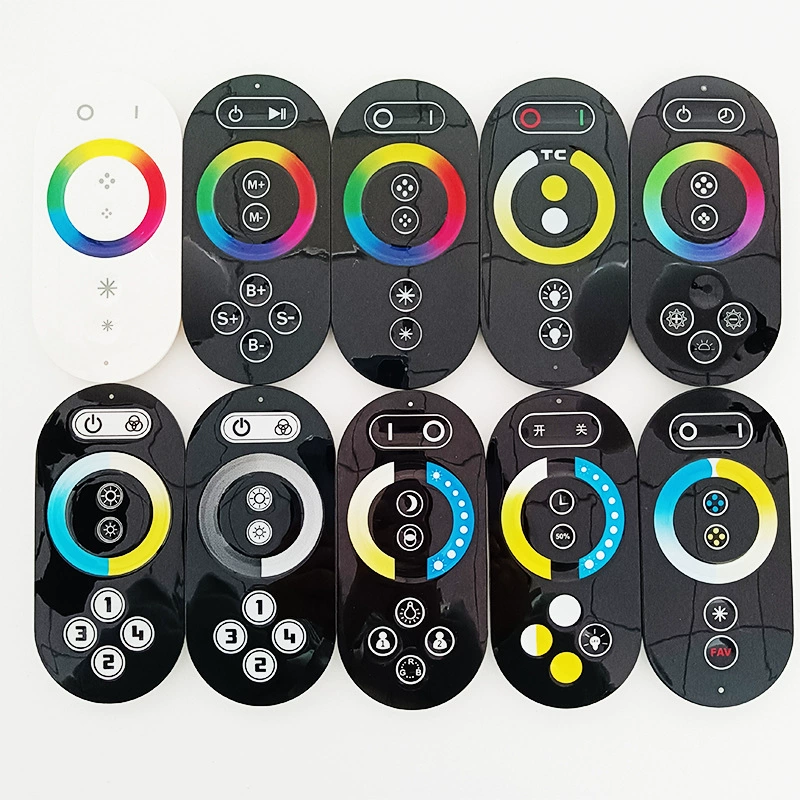 Цветная диафрагма, высококачественный беспроводной сенсорный пульт дистанционного управления, красочная температура, RF, красочная коробка, корпус контроллера JS-FP020Q