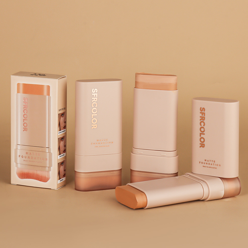 s.f.r color cross-border exclusivo para la explosión de la barra de base para aclarar el tono de la piel impermeable concealer crema de base hidratante para dos cabezas