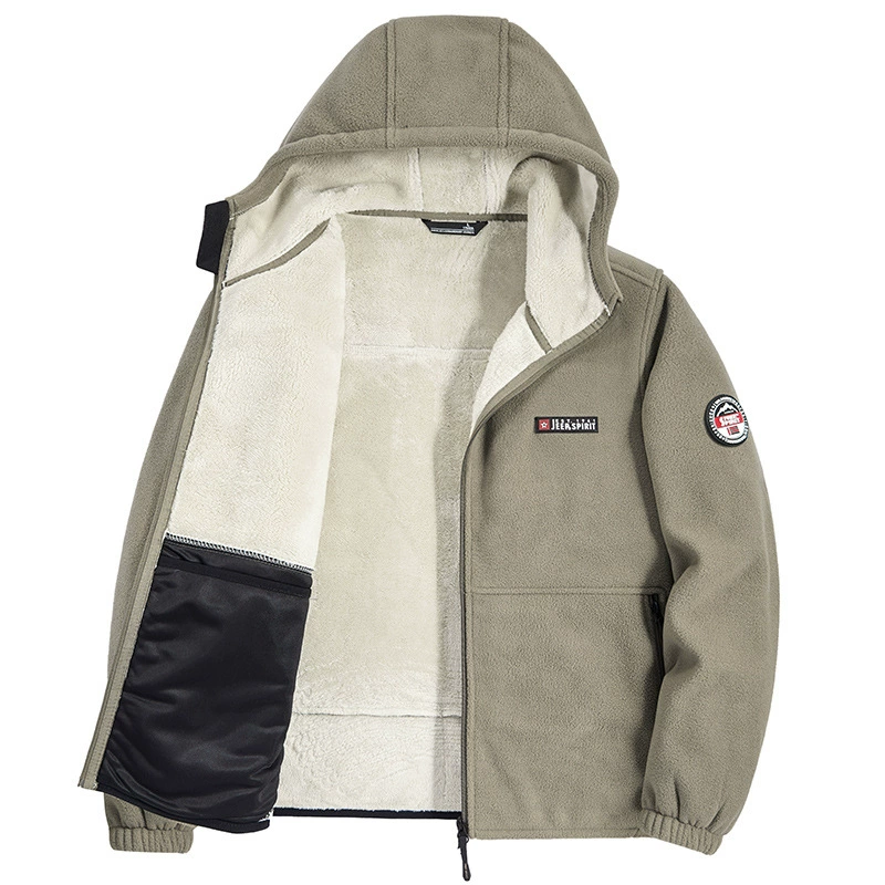 2023 осень и зима Новое флисовое пальто, мужское повседневное Спортивное двустороннее флисовое свитер, мужской 2322A