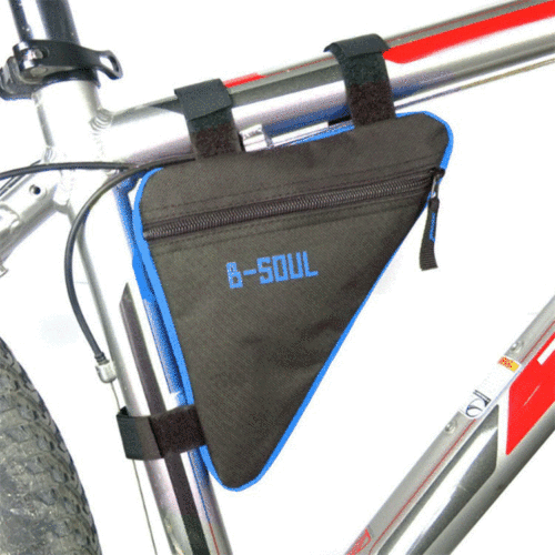 Saddle bag, cycling bicycle, mountain bike bag, triangle tool bag, top tube crossbar bag, bicycle equipment accessories