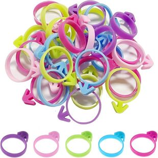 Cream Decorating Bag Tying Rope Fixed Ring Silicone Sealing Ring Cake Decorating Squeezing Cream Auxiliary Ring