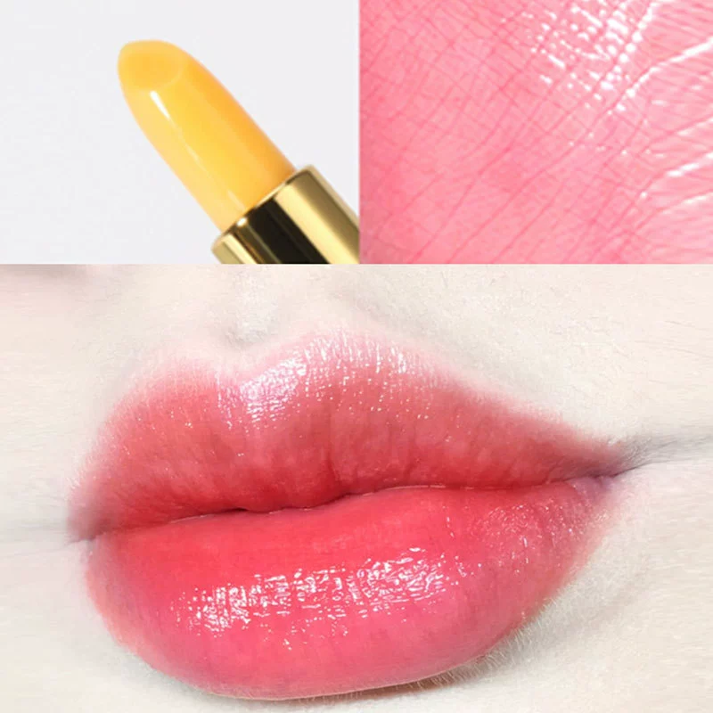 Carrot lipstick, moisturizing lip gloss, lip balm