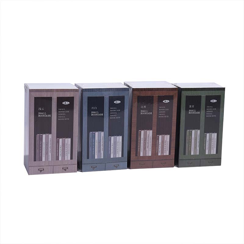 Ketchup Girl Material de papel especial Juego de libros pequeños Serie de estanterías pequeñas Papel de material de cuenta manual creativo de forma especial