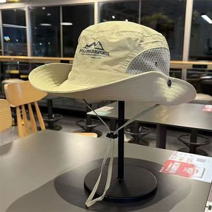 Sun hat men and women hiking outdoor fishing anti-ultraviolet western cowboy hat peak quick dry fisherman hat