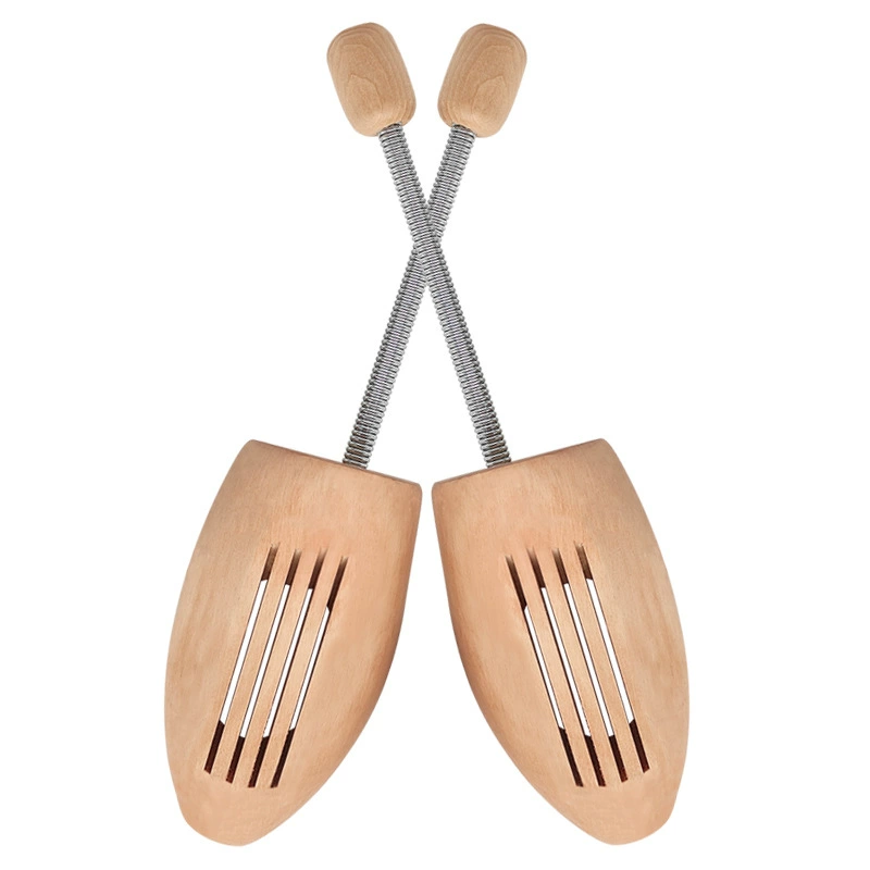 Spring Wooden Shoe Trees Zou Zou, Adjustable Shoe Support for Leather Shoes, EU 35–46