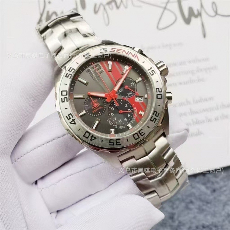 高品质石英外贸男士不锈钢6针TA-G自动手表厂家批发直发代发