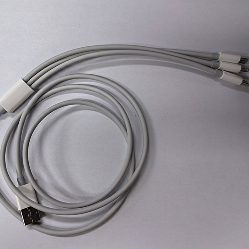 Cable de datos typec de carga rápida Cable de datos tres en uno de doble C de Android Cable de datos de Android Cable de datos PD Pingguo