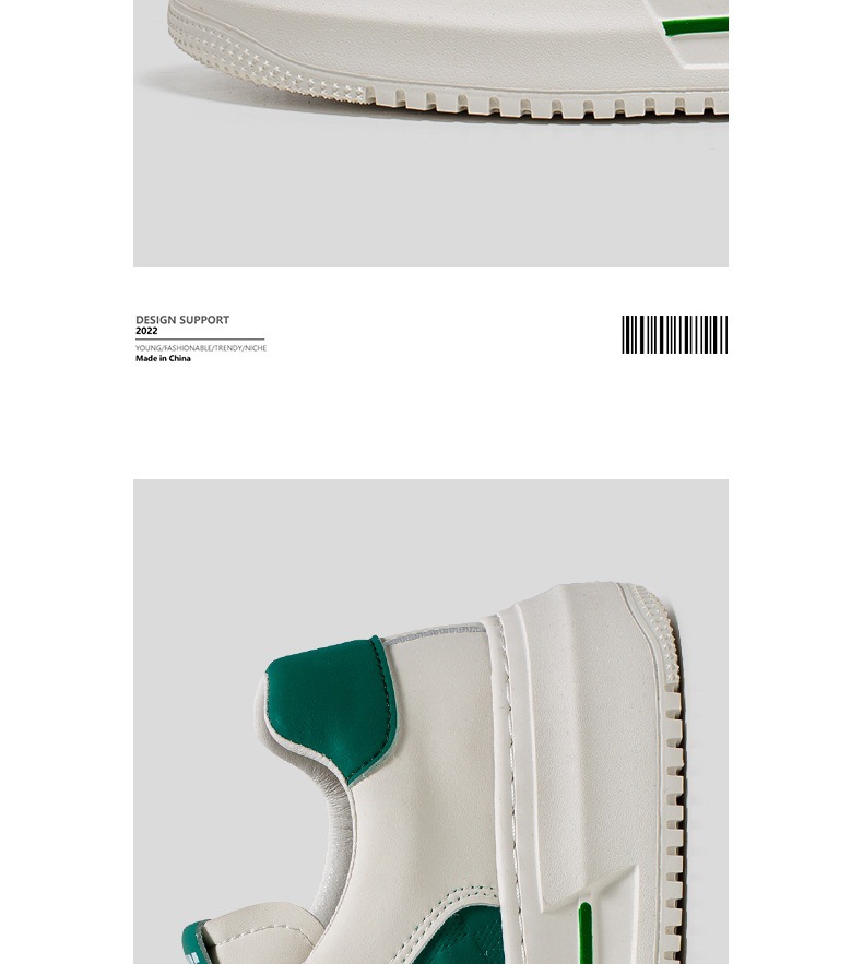 ShoeGlobe Herrenschuhe Herbst/Winter 2025: Modische, weiße Freizeitschuhe mit dicker Sohle – trendige und vielseitige High-End-Sportschuhe._voghion.com