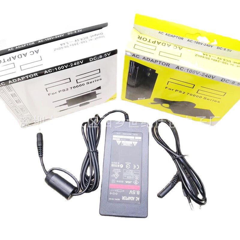 Suitable for Game Console Ps2 Adapter 70K Charger 90K Fire Bull Us Standard Eu Standard Uk Standard Au Standard Suitable for Game Console Ps2 Adapter 70K Charger 90K Fire Bull Us Standard Eu Standard Uk Standard Au Standard