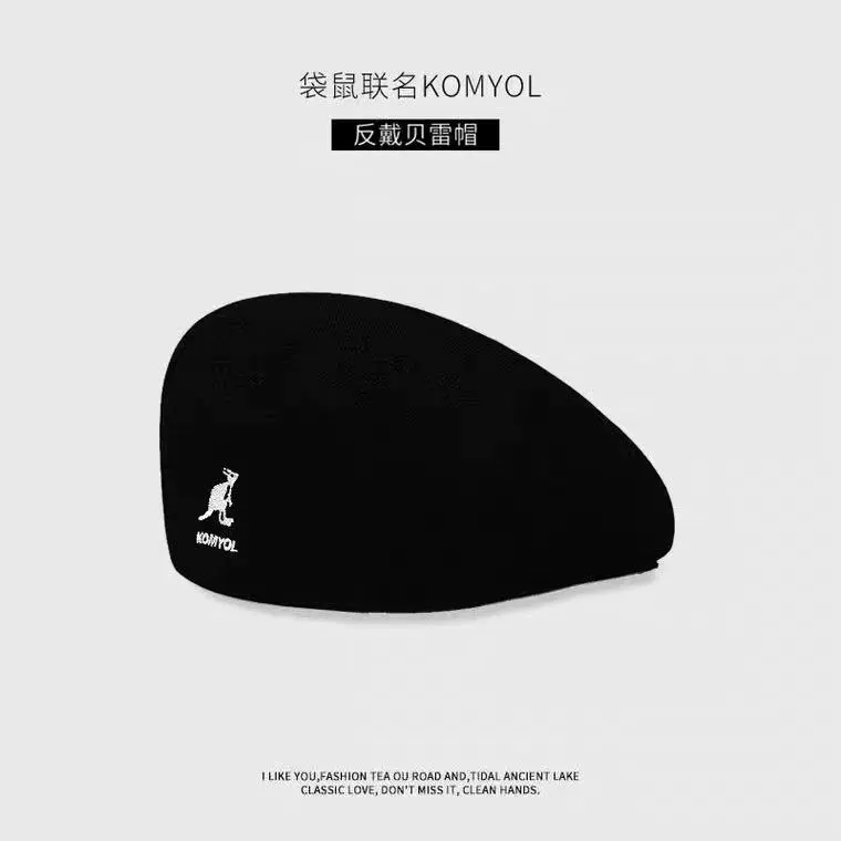 Kangol Kangaroo Wool 504 шерсть сетчатый шляпа для мужчин и женщин, вокал японский британский художник шляпа
