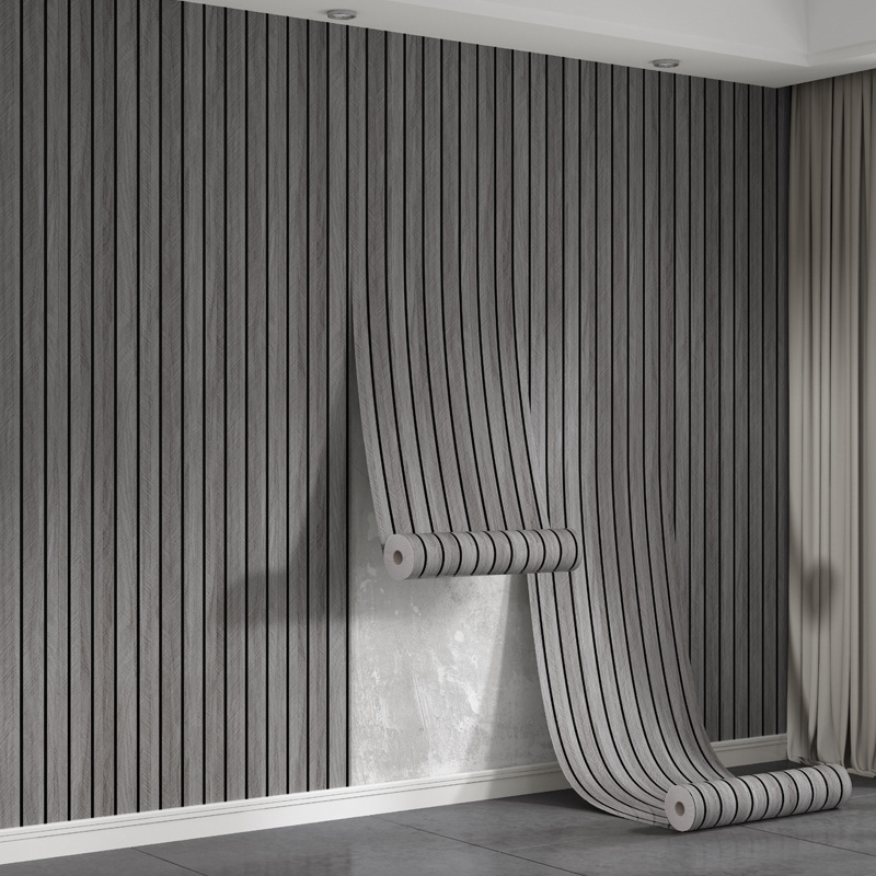 Papel de parede autoadesivo quadriculado para sala de estar, quarto, parede de fundo de TV, hotel, papel de parede comercial, papel de parede impermeável com película de alumínio._voghion.com