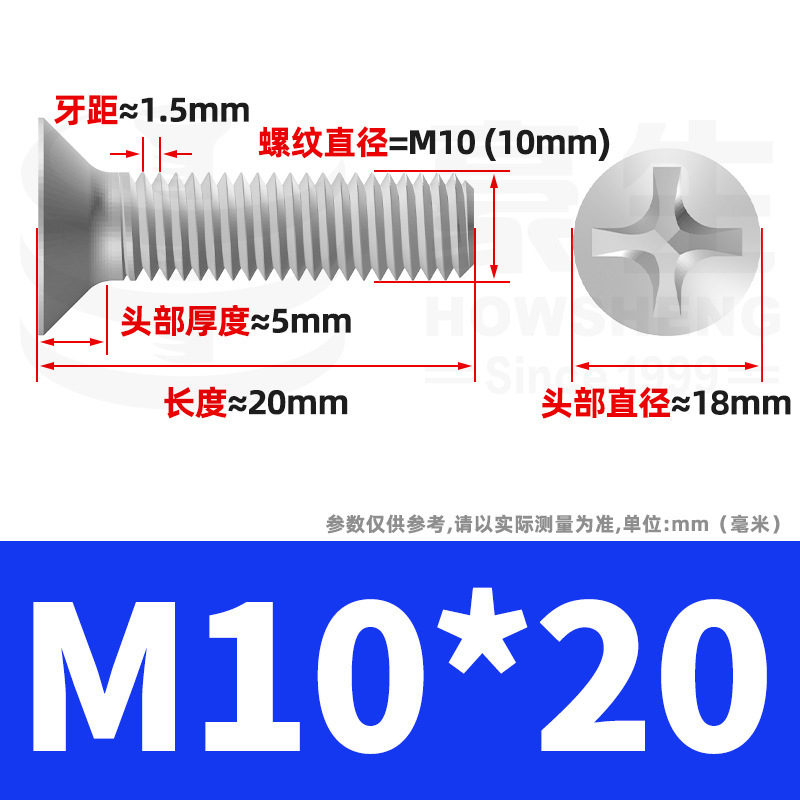 304ステンレスネジのネジの十字溝の平頭のネジのKMの機械の糸の小さいネジのm 2m 3m 4m 5m 6|undefined