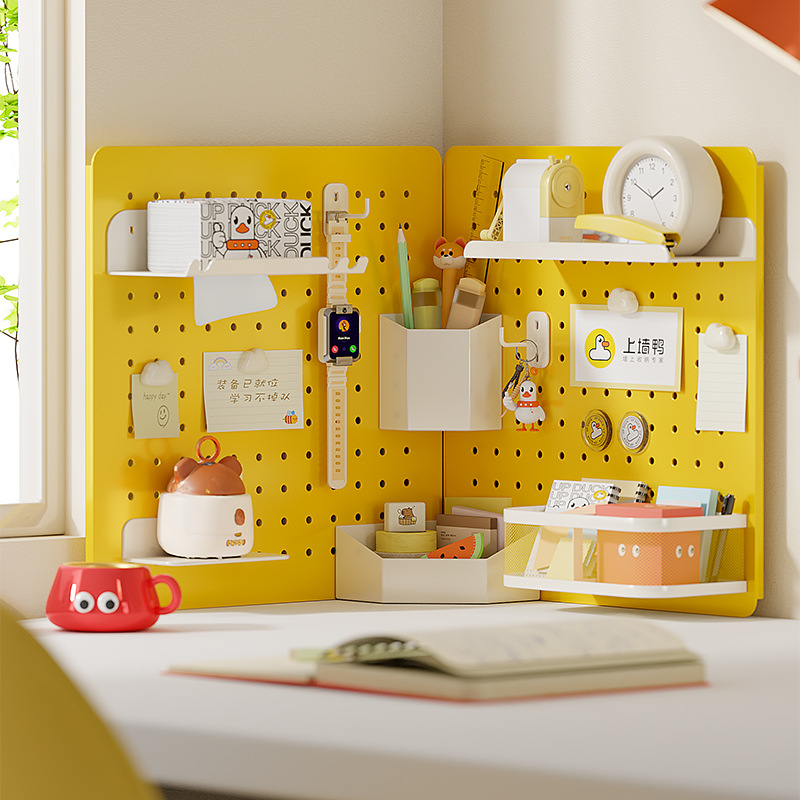 Home study table corner hole board without punching vertical exclusive corner accessories storage box