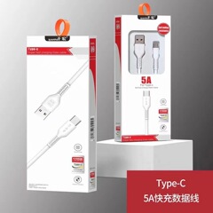 千宏6aデータケーブルはandroid type-cフラッシュ充電5a充電線を適用します。