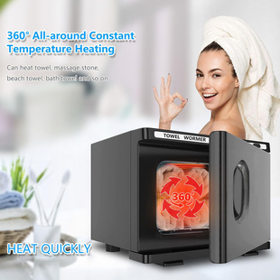 Cross-Border Towel Heating Cabinet Beauty Salon Hair Salon Wet Towel Heater Uv Disinfection Electric Steam Towel Cabinet