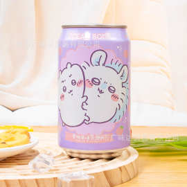 台湾OCEAN BOMB白葡萄风味气泡水chiikawa联名饮料吉伊卡哇乌萨奇