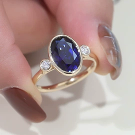 戒指;宝石工艺品;K金耳饰