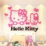 hello kitty亚克力墙面女孩墙贴