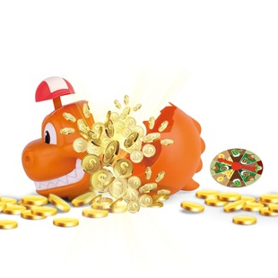 Wei Zhikang Explosion Dinosaur Piggy Bank Game Creative Trick Funny Cartoon Piggy Bank Children's Day Baby Gift
