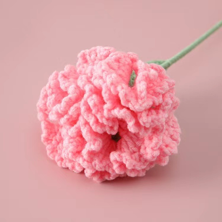 教師の日のプレゼントヒマワリの毛糸の花の手作りの毛糸のメリヤスは花の教師の日の花束の完成品をシミュレーションします。|undefined