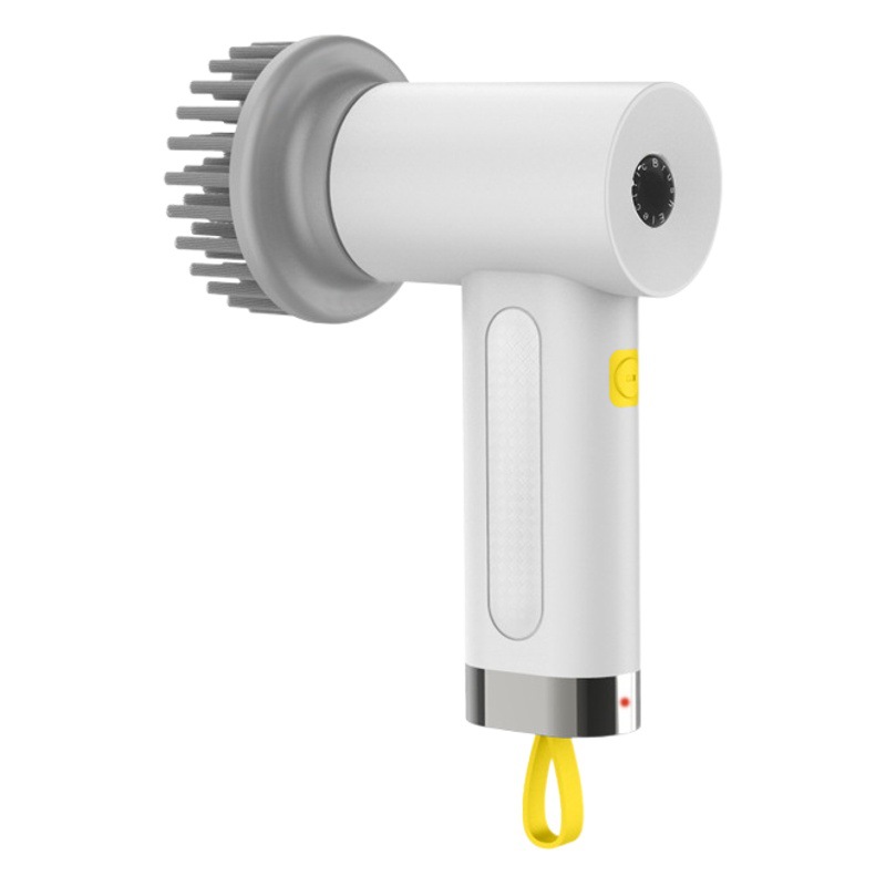 Cepillo eléctrico recargable para baño y cocina, multifunción con mango