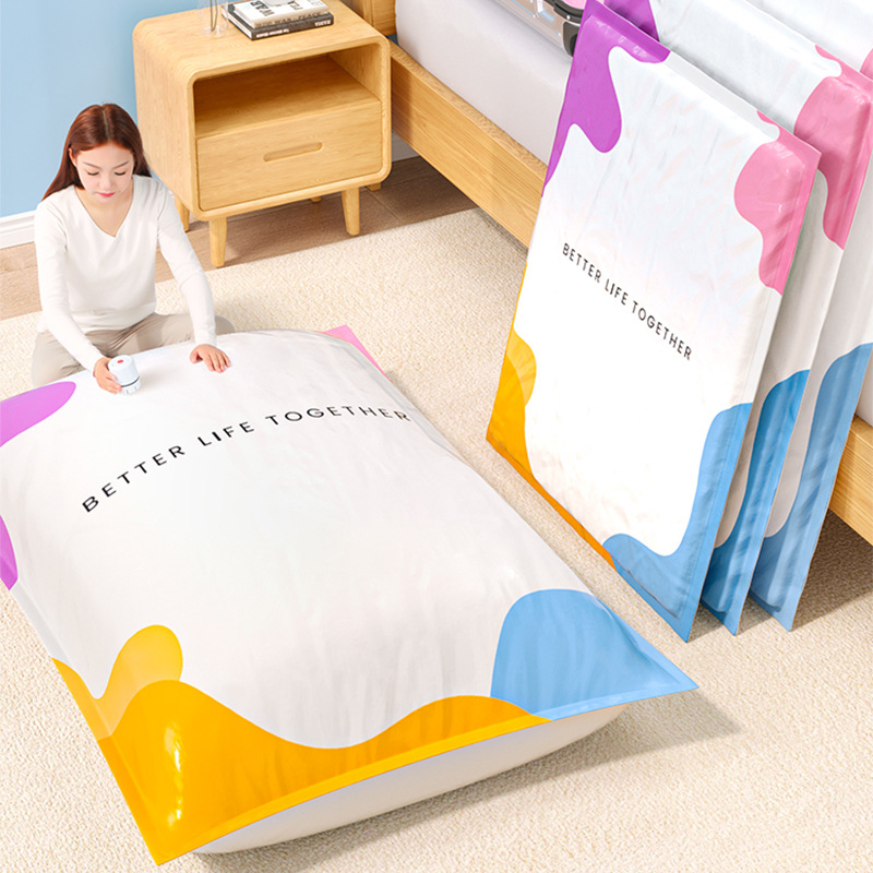 真空压缩袋被子收纳装棉被衣服专用抽空气衣物羽绒服防水防潮袋子