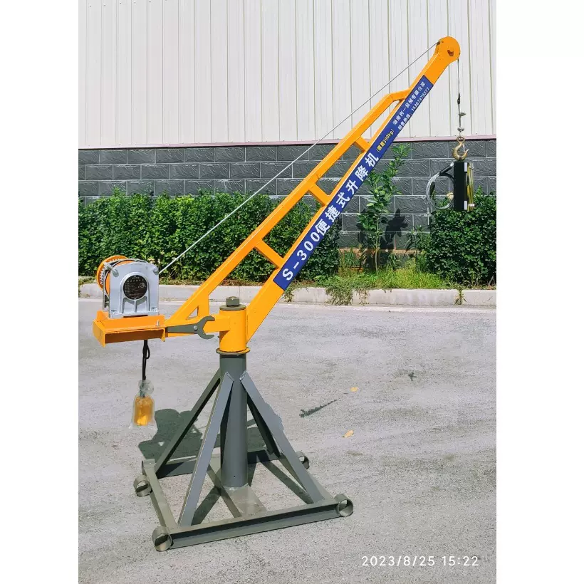 移动便携式小型吊机室内室外建筑装修电动提升机建筑工程机械