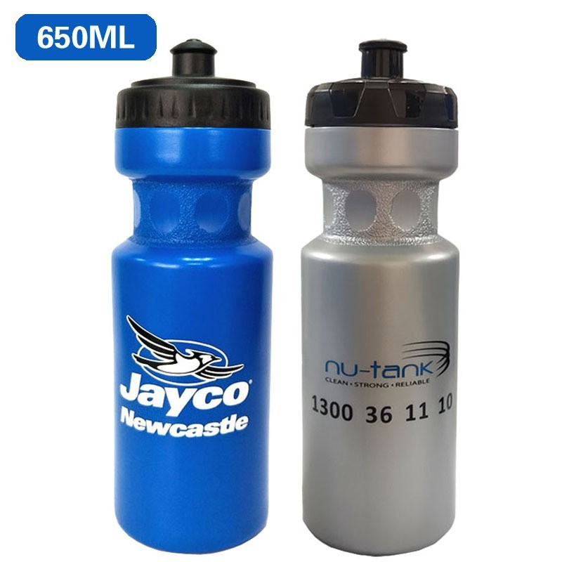 塑料PE运动水壶650ml硅胶水壶、塑料杯、挤压式骑行设备水壶|undefined