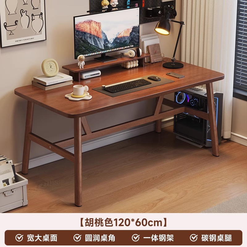 Mesa de oficina mesa de trabajo minimalista moderna rectángulo simple casa de alquiler mesa y silla escritorio de computadora dormitorio escritorio para el hogar