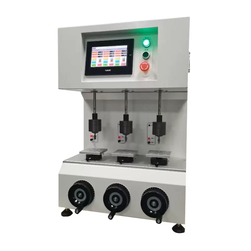 手机电脑键盘开关测试机 三工位按键寿命试验机按键疲劳测试仪