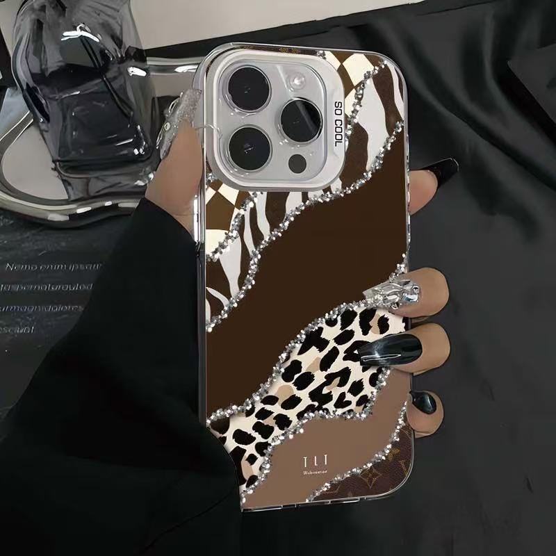 New Leopard Print Phone Case Suitable for iPhone 17, Apple 15 Pro Max/14, European and American Style, 13 Pro, 16, Cross-Border, 11 Xr