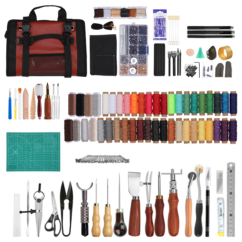手工皮具制作工具 diy皮革工具套装菱斩手工冲子 手工制作皮包辅