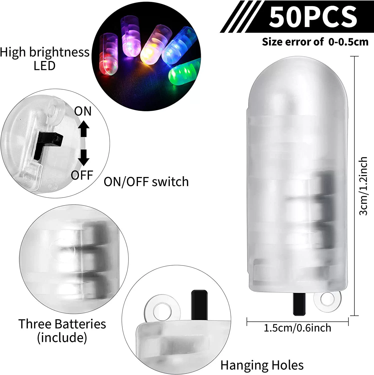 Трансграничные новые продукты Светодиодный воздушный шар свет пуля батарея светящаяся маленькая лампочка бумажный фонарь фитиль Мини маленький шарик