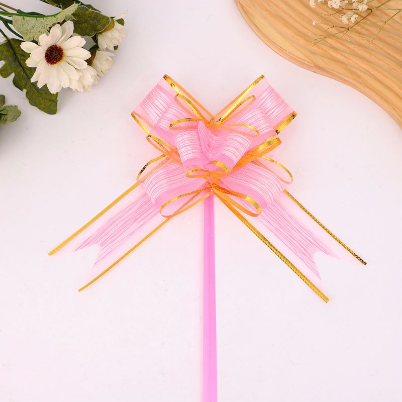 Transfronterizo 50 gran borde dorado patrón de corteza hilo de nieve arco flor tirada a mano regalo de Navidad flor cesta de frutas embalaje flor dibujo