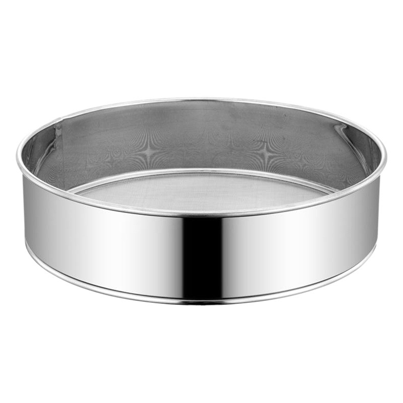 Non-Magnetic Sieve Flour Sieve Filter Mesh Fine Mesh Household Stainless Steel Sieve Baking Tool Handheld Fine Mesh 60 Mesh