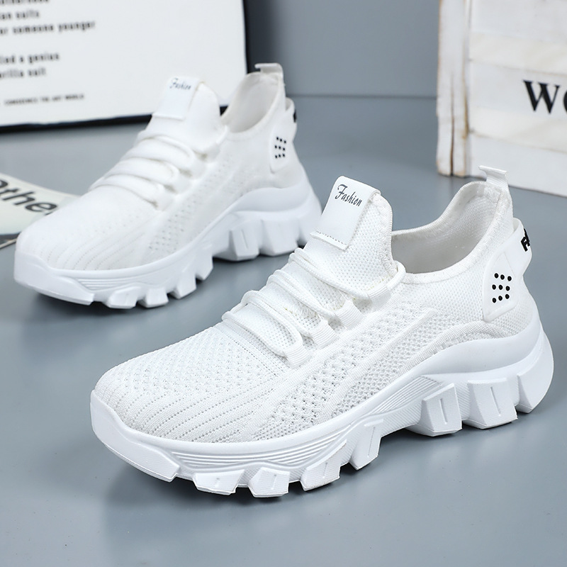 Zapatos de mujer verano nuevos zapatos deportivos zapatos para correr transpirables zapatos individuales resistentes al desgaste zapatos casuales cómodos y versátiles al por mayor