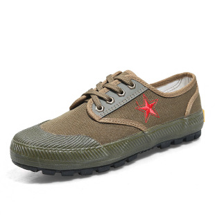 Star low-top liberation shoes labor protection shoes military training shoes work site shoes rubber shoes sneakers hiking shoes single-layer shoes