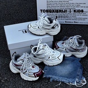 Family shoes sneaker children's father shoes 2025 spring and autumn new boys and girls casual shoes hook and loop fashion shoes