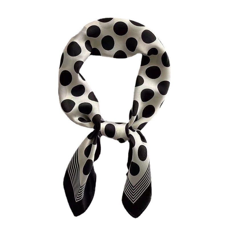 Nuevo bufandas de seda primavera y verano de alta calidad 70cm bufandas cuadradas de moda de estilo exterior bufandas decorativas delgadas bufandas cuadradas pequeñas