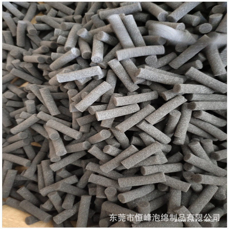 订货 8-10mm口径海绵条 填塞小堵头泡绵 黑白色加密加硬泡棉过滤