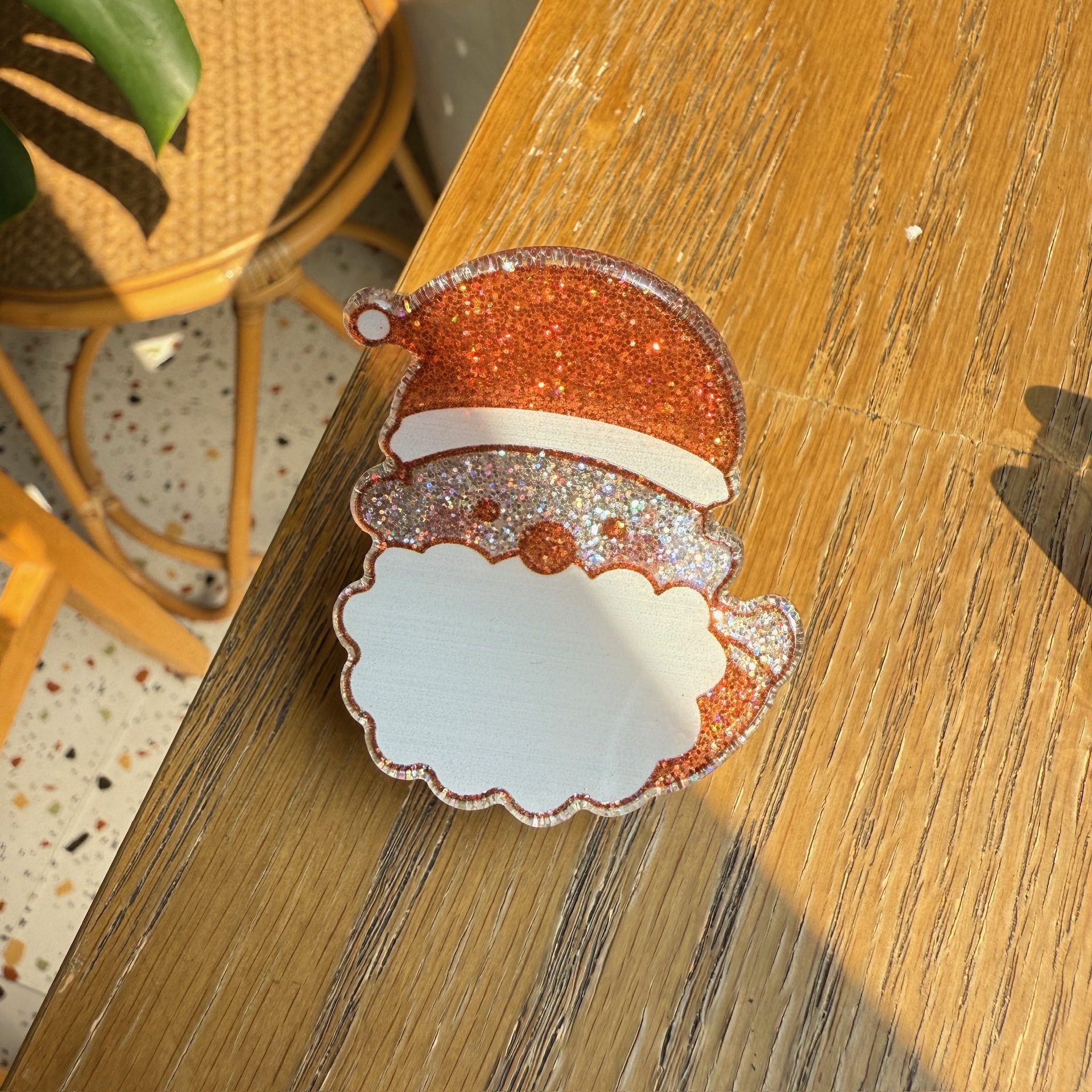 Cute Women's Christmas Tree Santa Claus Christmas Socks Arylic Hair Claws display picture 4