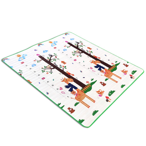 Baby crawling mat, thickened, foldable and connectable foam floor mat for infants' living room and home use, wholesale