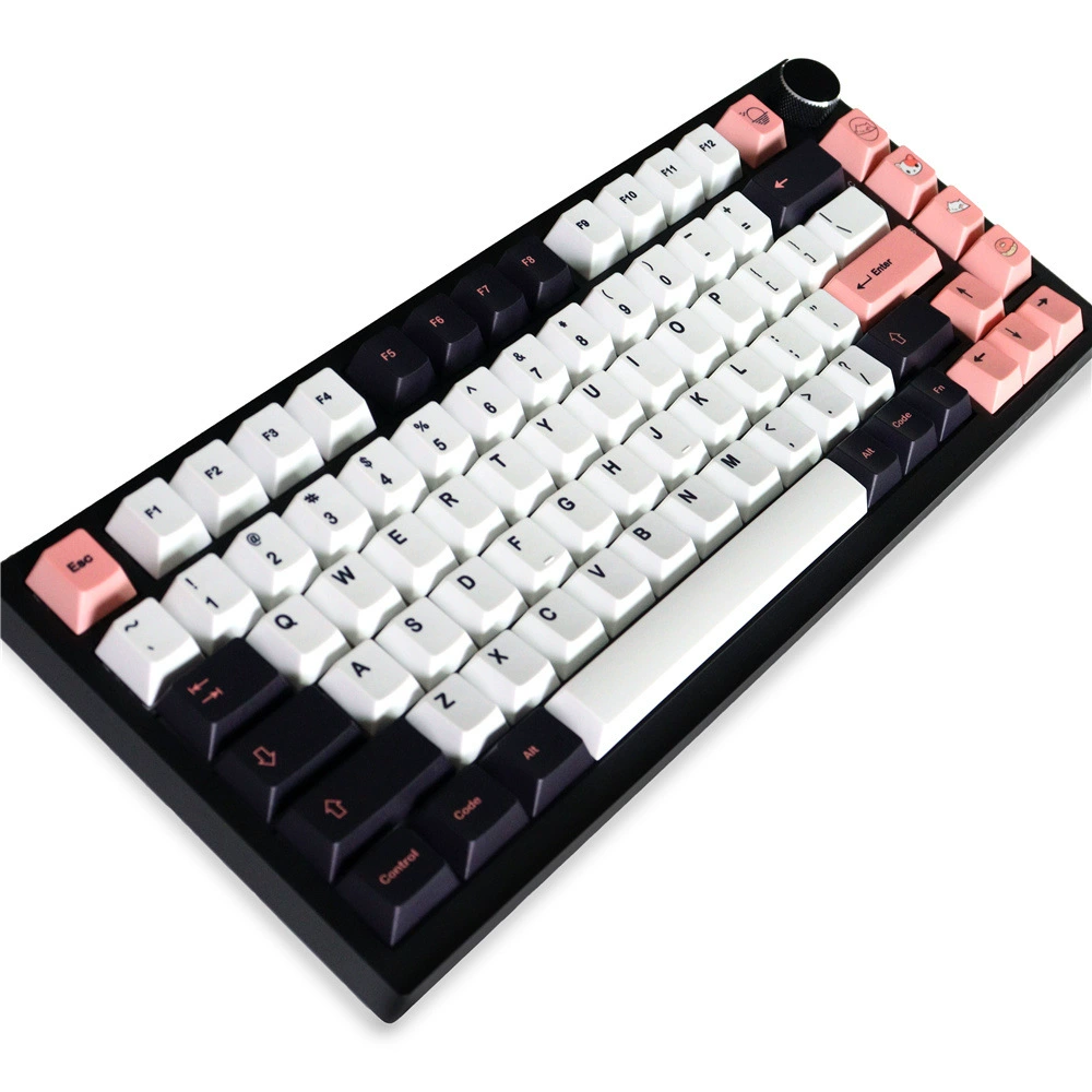 GMK Olivia кейкепы розовые оригинальная высота PBT сублимация маленький полный набор колпачков для механической клавиатуры 64/87/104