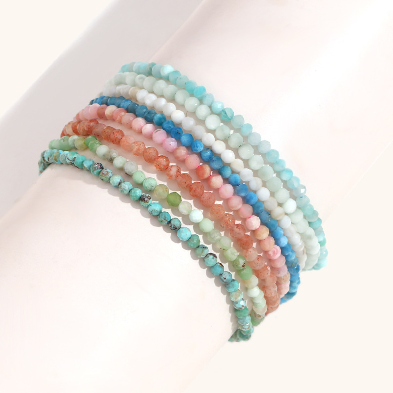 European and American Cross-border Simple All-match Retro Commuter Fashion Elegant Jewelry Stainless Steel 18K Gold Plated Natural Stone Bracelet European and American Cross-border Simple All-match Retro Commuter Fashion Elegant Jewelry Stainless Steel 18K Gold Plated Natural Stone Bracelet