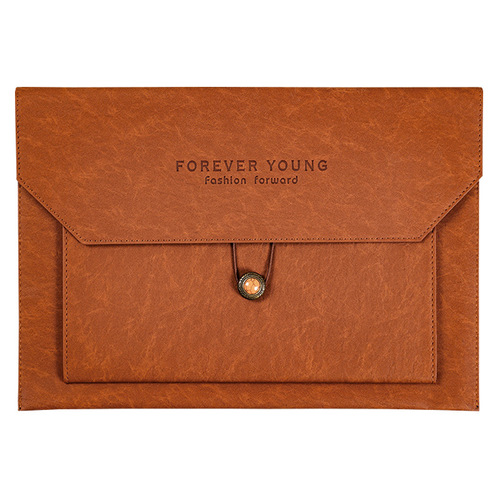File bag a4 file bag men's large capacity document file large thickened leather storage custom logo